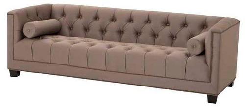 Casa Padrino Designer Sofa Taupe - Luxus Kollektion