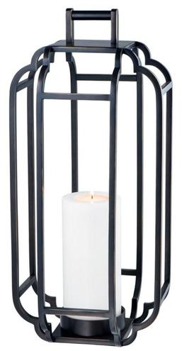 Casa Padrino Luxus Kerzenleuchter Rotguss 25 x 25 x H. 55 cm - Hotel Accessoires