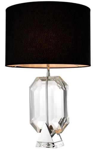 Casa Padrino Designer Tischleuchte Silber - Luxus Hotel Leuchte