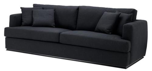 Casa Padrino Luxus Hotel Sofa Schwarz 234 x 103 x H. 86 cm - Limited Edition