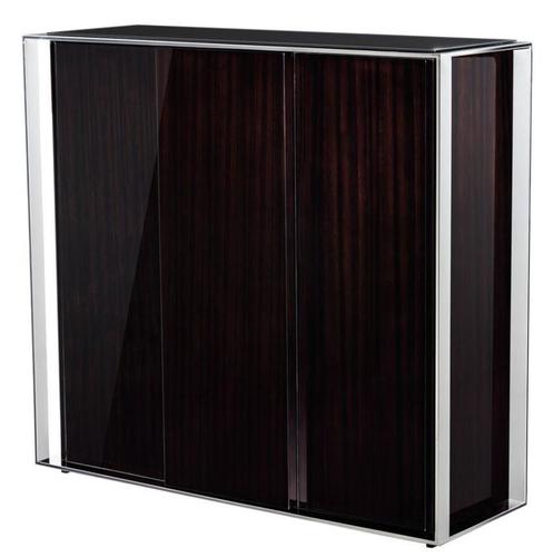 Casa Padrino Designer Weinschrank 130 x 42 x H. 120 cm - Luxus Kollektion