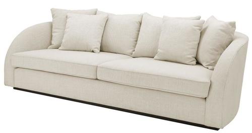 Casa Padrino Luxus Hotel Sofa Naturfarbig 255 x 91 x H. 72 cm - Designer Kollektion