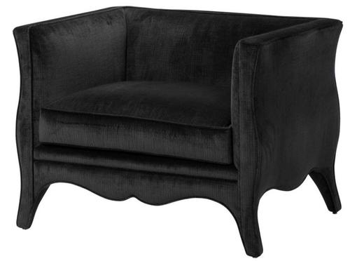 Casa Padrino Designer Sessel Schwarz - Luxus M�bel