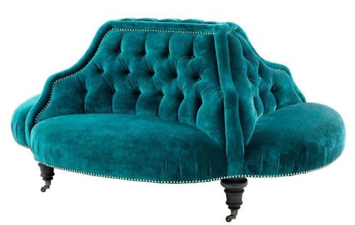 Casa Padrino Designer Sofa Gr�n 4 Seitig - Luxus Hotel Club Sofa