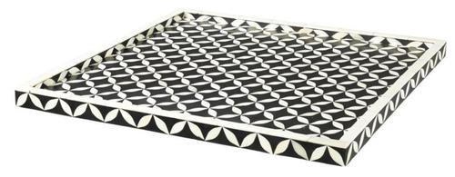 Casa Padrino Designer Tablett 50 x 50 cm - Luxus Serviertablett