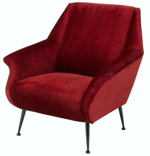 Casa Padrino Luxus Sessel Rot 88 x 80 x H. 91 cm - Designer Club M�bel