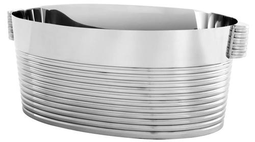 Casa Padrino Designer Edelstahl Champagnerk�hler mit 2 Griffen - Hotel Kollektion