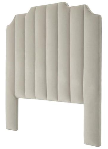 Casa Padrino Luxus Bett-Kopfteil Hellgrau 189 x H. 181 cm - Designer Schlafzimmerm�bel