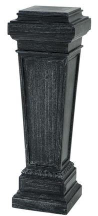 Casa Padrino Designer S�ule / Beistelltisch 38 x 38 x H. 114 cm - Luxus M�bel Grau