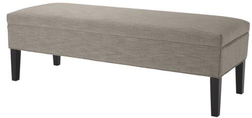 Casa Padrino Designer Sitzbank Hellbraun 140 x 50 x H. 45 cm - Luxus M�bel