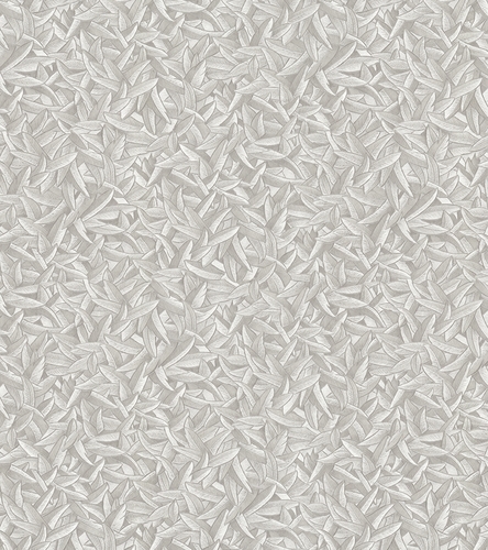 Harald Gl��ckler Imperial Barock Tapete 54844 - Creme/Hellgrau - Federn