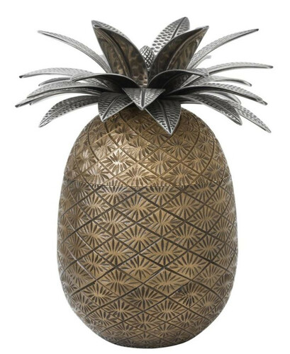 Casa Padrino Luxus Dekoration Ananas 16 x H. 28 cm - Designer Hotel Restaurant Deko