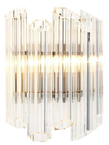 Casa Padrino Luxus Wandleuchte 33 x 17 x H. 32,5 cm - Luxus Qualit�t