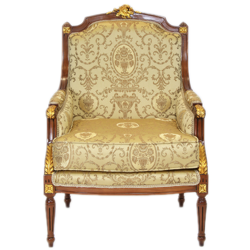Casa Padrino Barock Lounge Thron Sessel Empire - Ohrensessel Tron Stuhl