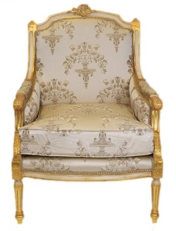 Casa Padrino Barock Lounge Thron Sessel Empire 70 x 70 x H. 100 cm - Luxus Qualit�t