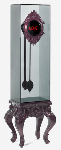 CPBlack Luxus Barock Digital Standuhr by Casa Padrino