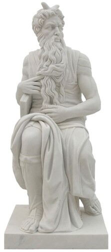 Casa Padrino Antik Stil Garten Deko Marmor Skulptur Teufel Grau H. 123 cm