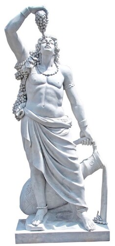 Casa Padrino Antik Stil Marmor Skulptur Mann Grau H. 243 cm