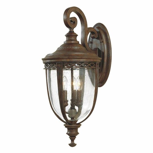 Casa Padrino Barock Au�enwandleuchte Antik Bronze H. 62,2 cm - Au�enbeleuchtung