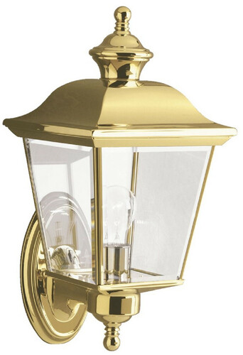 Casa Padrino Jugendstil Au�enwandleuchte Gold 17,8 x 19,7 x H. 39,3 cm - Nostalgische Balkon Garten Terrassen Au�enleuchte - Nostalgische Au�enleuchten