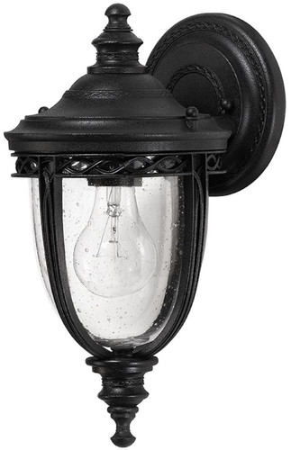 Casa Padrino Barock Au�enwandleuchte Schwarz 16,5 x 19 x H. 32 cm - Elegante Balkon Garten Terrassen Au�enleuchte - Au�enbeleuchtung im Barockstil