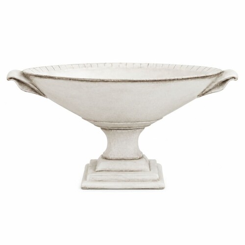 Casa Padrino Barock Garten Deko Blumentopf Wei� 64 cm - Barockstil Pflanzentopf