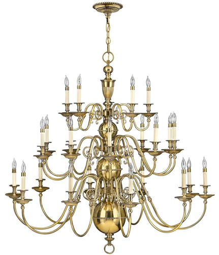 Casa Padrino Barock Messing Kronleuchter  123,2 x H. 116,8 cm - Prunkvoller Hotel & Restaurant Kronleuchter im Barockstil - Luxus Qualit�t