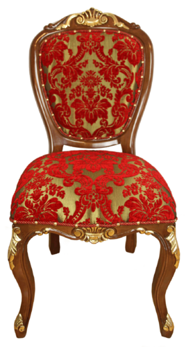 Casa Padrino Luxus Barock Esszimmer Stuhl Rot / Gold / Braun Antik Look 54 x 57 x H. 107 cm - Luxus Hotel M�bel - Made in Italy