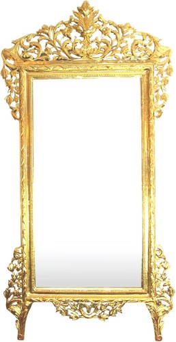 Wandspiegel Spiegel Barock champagner EVELYN 160 x 40 cm 