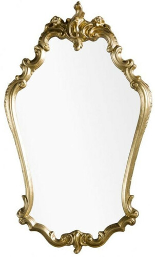 Casa Padrino Barock Spiegel Gold 57 x 5 x H. 95 cm - Prunkvoller Wandspiegel im Barockstil - Garderoben Spiegel - Wohnzimmer Spiegel - Barock M�bel