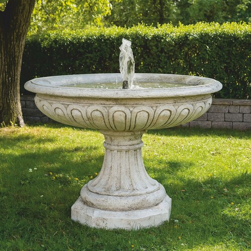 Casa Padrino Barock Springbrunnen Wei�  150 x H. 115 cm - Made in Italy