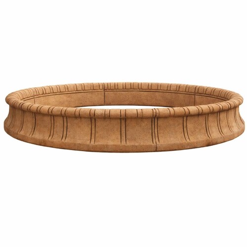 Casa Padrino Barock Springbrunnen Umrandung Braun  280 x H. 35 cm