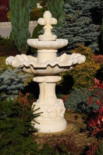 Casa Padrino Barock Springbrunnen Sandfarben  100 x H. 146 cm