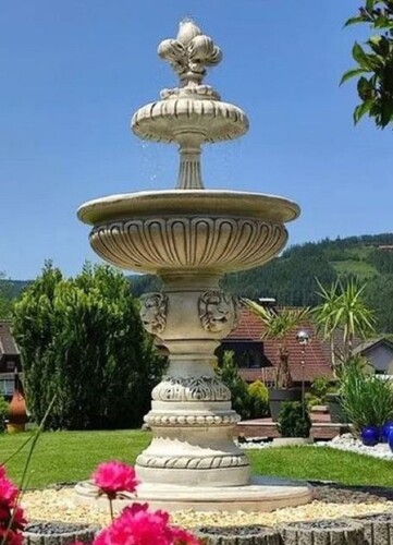 Casa Padrino Barock Springbrunnen Grau  95 x H. 215 cm - Made in Italy