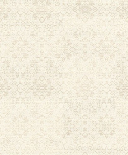 Casa Padrino Barock Tapete Creme / Beige 10,05 x 0,53 m - Textiltapete im Barockstil