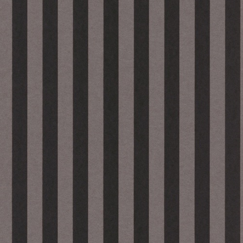 Casa Padrino Barock Textiltapete Schwarz / Grau 10,05 x 0,53 m - Barock Tapete mit Streifen