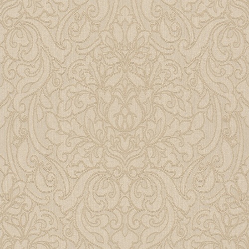 Casa Padrino Barock Textiltapete Beige / Braun 10,05 x 0,53 m - Deko Accessoires