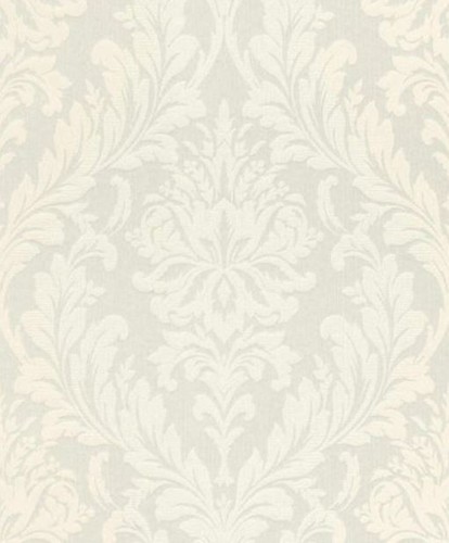 Casa Padrino Barock Textiltapete Wei� 10,05 x 0,53 m - Wohnzimmer Tapete - Deko Accessoires im Barockstil