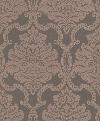 Casa Padrino Barock Textiltapete Grau / Rosa 10,05 x 0,53 m - Barock Tapete - Deko Accessoires