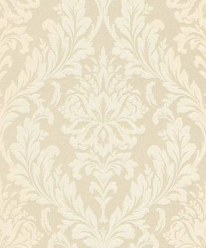 Casa Padrino Barock Textiltapete Creme / Wei� 10,05 x 0,53 m - Wohnzimmer Tapete - Deko Accessoires im Barockstil