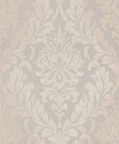 Casa Padrino Barock Textiltapete Grau / Beige 10,05 x 0,53 m - Wohnzimmer Tapete - Deko Accessoires im Barockstil