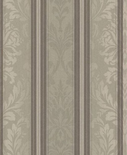 Casa Padrino Barock Textiltapete Hellgrau / Grau / Taupe 10,05 x 0,53 m - Wohnzimmer Tapete - Deko Accessoires