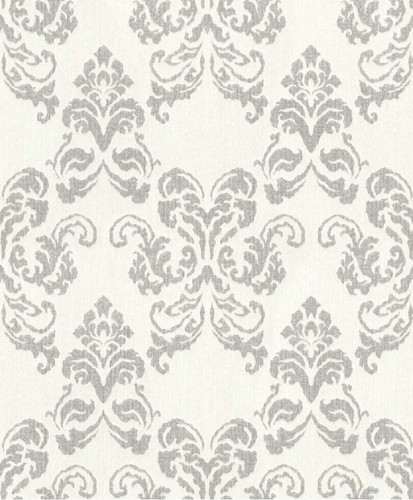 Casa Padrino Barock Textiltapete Beige / Silber 10,05 x 0,53 m - Deko Accessoires im Barockstil