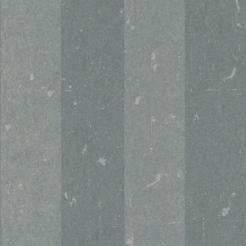 Casa Padrino Barock Vliestapete T�rkis 10,05 x 0,53 m - Tapete mit Streifen - Deko Accessoires