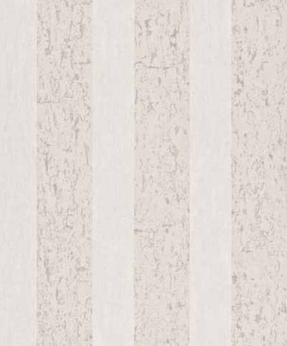Casa Padrino Barock Vliestapete mit Streifen Beige / Creme 10,05 x 0,53 m - Deko Accessoires