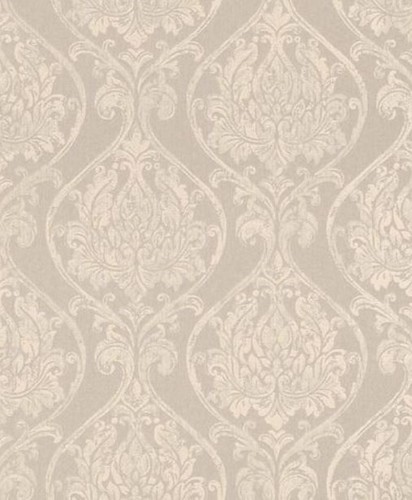 Casa Padrino Barock Wohnzimmer Tapete Creme / Beige 10,05 x 0,53 m - Hochwertige Textiltapete im Barockstil