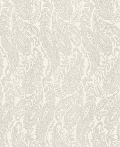 Casa Padrino Barock Wohnzimmer Tapete Wei� 10,05 x 0,53 m - Hochwertige Textiltapete