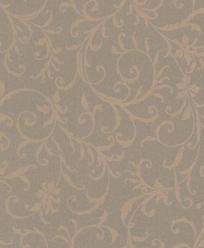 Casa Padrino Barock Textiltapete Taupe 10,05 x 0,53 m - Tapete im Barockstil - Deko Accessoires