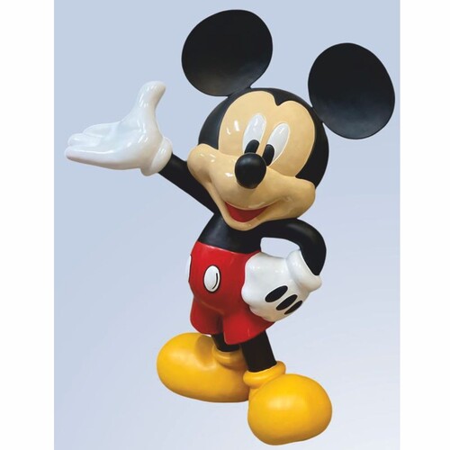 Casa Padrino Deko Skulptur Bunt 87 x 54 x H. 120 cm - Cartoon Figur