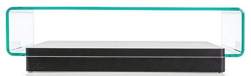 Casa Padrino Designer Couchtisch Schwarz 120 x 70 x H. 33 cm - Moderner Wohnzimmertisch - Luxus Kollektion